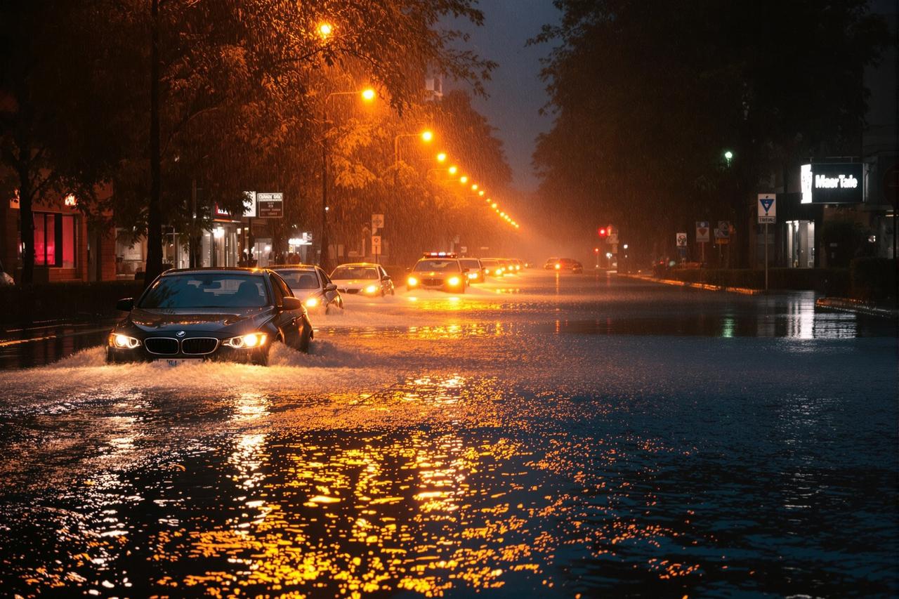 某城市突降特大暴雨，全城开启看海模式 - 每日大赛吃瓜